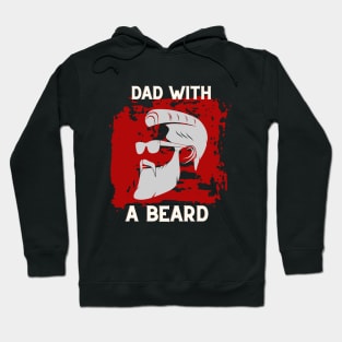 dad with a beard. Hoodie